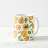 Botanische gouden abrikoos Mok (Voorkant rechts)