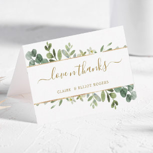 Botanische Gouden Groene Dankjewelkaar Kaart