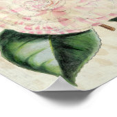  botanische graafschappen van Derby Camellia Poster (Hoek)