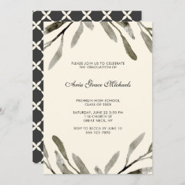Botanische Graduation Party Uitnodiging