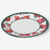 Botanische granaatappel papier Bord (Gekanteld)