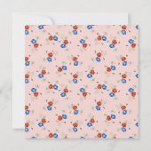 Botanische grandmillennial babyshower uitnodiging (Achterkant)