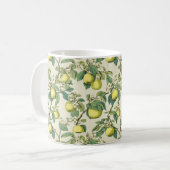 Botanische Granny Smith Apple Pattern Mok (Voorkant links)