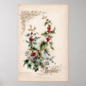 Botanische gravings, december poster (Voorkant)