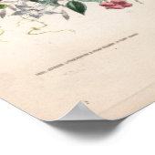 Botanische gravures, juli poster (Hoek)