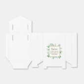 Botanische Greenery Baptism Boy Girl Bedankt Bedankdoosjes (Uitgevouwen)