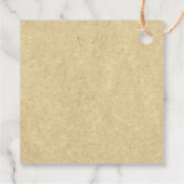 Botanische Greenery Baptism Boy Girl Bedankt Bedankjes Labels (Achterkant)