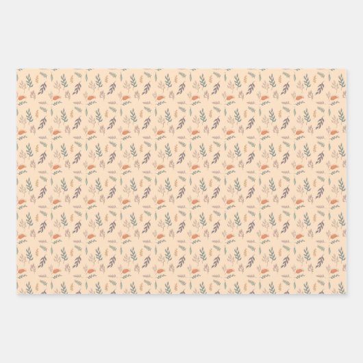 Botanische Greenery Inpakpapier Vel (Voorkant 2)