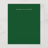 Botanische Greenery Leafy Wedding (Achterkant)