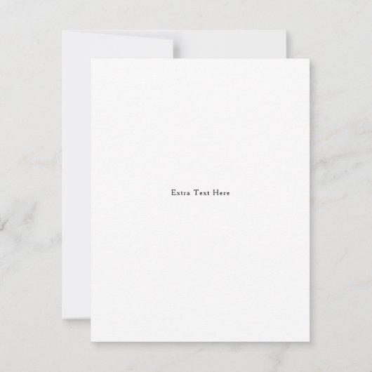 Botanische Greenery, Lemons en Marigbles RSVP Kaartje (Achterkant)