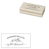 Botanische Greenery Script Creëer Uw Eigen Rubberstempel (Gestempeld)