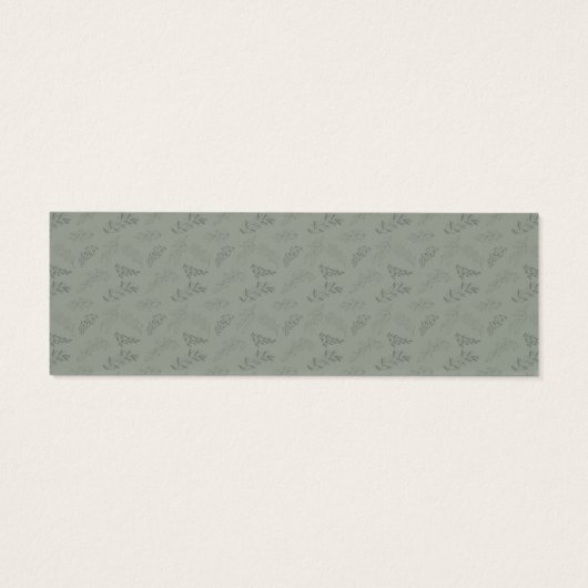 Botanische Greenery Waterverf Wedding Website RSVP Mini Visitekaartjes (Achterkant)