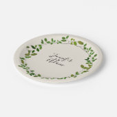 Botanische Greenery Wedding Papieren Bordje (Gekanteld)