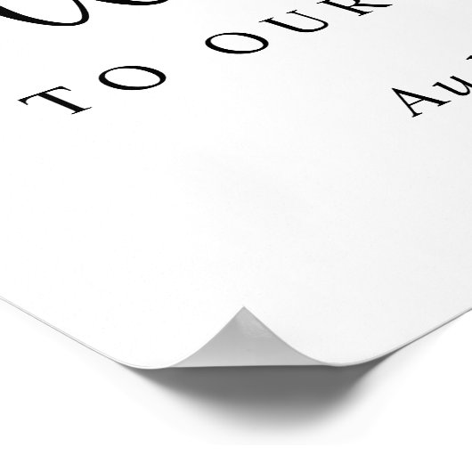 Botanische Greenery Welcome Wedding Rehearsal Poster (Hoek)