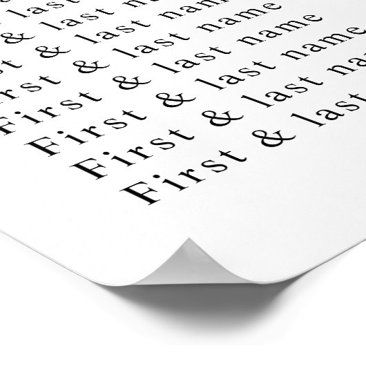 Botanische Greenery Welcome Wedding Seating Chart Poster (Hoek)