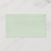 Botanische grijze Waterverf Succulent Day Spa Visitekaartje (Achterkant)