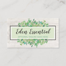 Botanische groen Eucalyptus & Rustige houtsoorten 