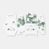 Botanische groen Eucalyptus Vrijgezellenfeest Bedankdoosjes (Uitgevouwen)