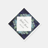 Botanische groen Eucalyptus Vrijgezellenfeest Servet (Hoek)