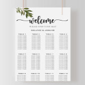 Botanische groenbladerzitjes poster