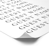 Botanische groenbladerzitjes poster (Hoek)