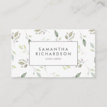 Botanische groene bladeren Waterverf