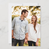 Botanische Groene Bourgundy Foto Weddenschap (Achterkant)