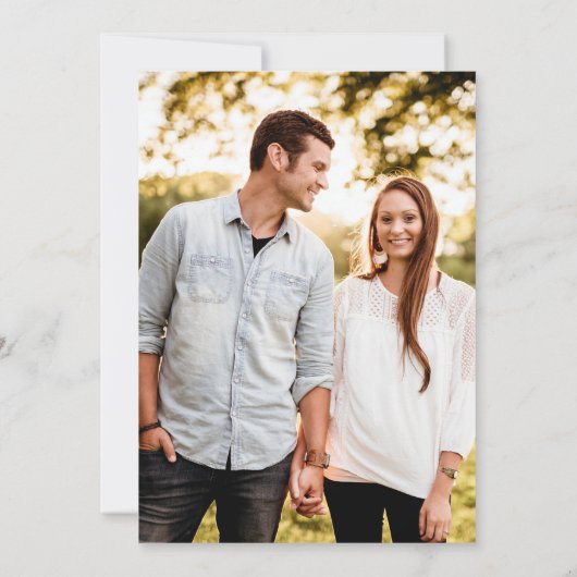 Botanische Groene Bourgundy Foto Weddenschap (Achterkant)