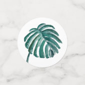 Botanische groene Confetti van de Tropische Partij (Kleine voorkant)