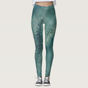 Botanische groene Ferns Leggings