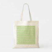 Botanische groene hangmapset tote bag (Achterkant)
