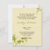 Botanische, groene homo's, uitnodiging tot huwelij (Voorkant)