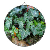 Botanische groene Ivy en veldsteen Dartbord (Voorkant)