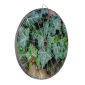 Botanische groene Ivy en veldsteen Dartbord (Voorkant Links)