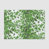 Botanische groene Ivy Vine Tissuepapier (Voorkant)