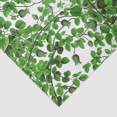 Botanische groene Ivy Vine Tissuepapier (Detail)