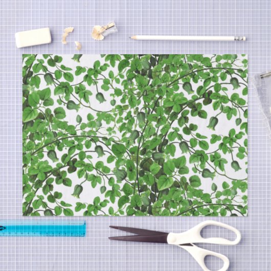 Botanische groene Ivy Vine Tissuepapier (Craft)