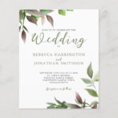 Botanische groene Leaf Budget Weddenschap (Voorkant)