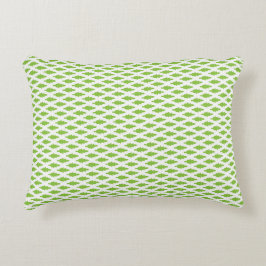 Botanische groene mapjes set accent kussen