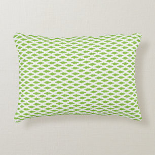 Botanische groene mapjes set accent kussen