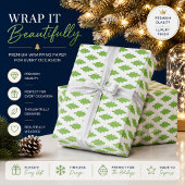 Botanische groene mapjes set cadeaupapier