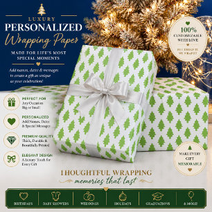 Botanische groene mapjes set cadeaupapier