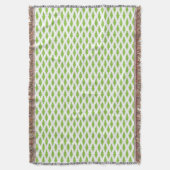 Botanische groene mapjes set deken (Voorkant Verticaal)
