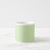 Botanische groene mapjes set espresso kop (Voorkant)