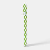 Botanische groene mapjes set iPhone 15 case (Linkerkant)