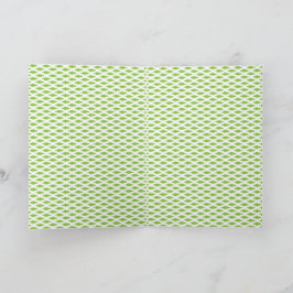 Botanische groene mapjes set kaart