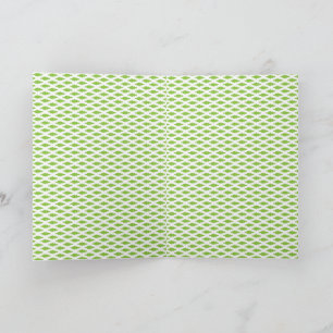Botanische groene mapjes set kaart