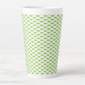 Botanische groene mapjes set latte mok (Voorkant)