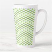 Botanische groene mapjes set latte mok (Rechts)