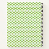 Botanische groene mapjes set notitieboek (Achterkant)